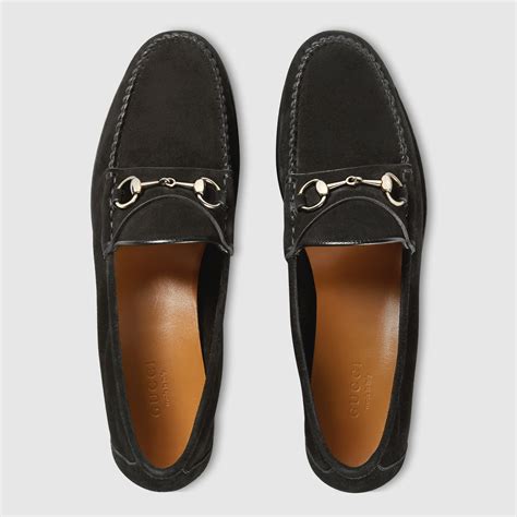 women's gucci suede loafers|Gucci platform loafers women.